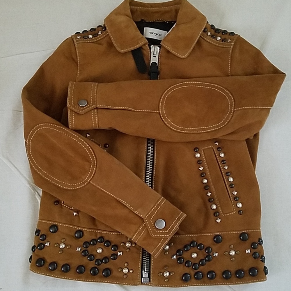 Coach Lamb Suede coat